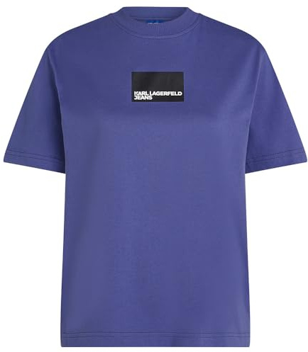 Karl Lagerfeld Jeans Damen Regular Short Sleeve Box Logo T-Shirt