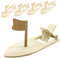 BESPORTBLE 5Pcs DIY Wooden Sailboat Models for Craft Paint Boat Wood Material Lightweight for School Projects and Family Fun Imaginative Painting