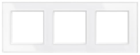 Homematic IP Glasrahmen, 3-Fach, weiß, HmIP-GF3