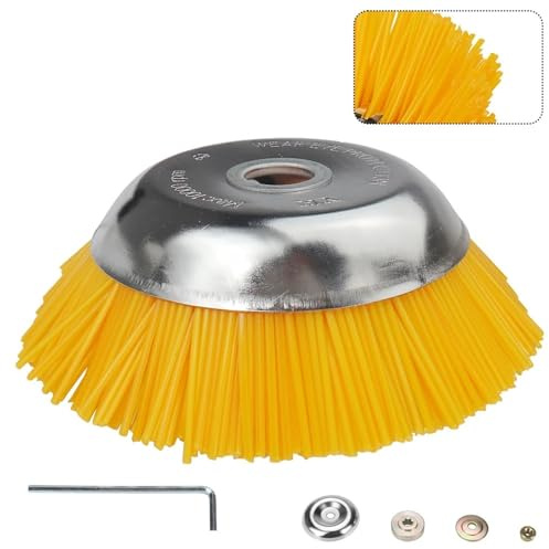 OOOVAVNE 8 Zoll Universal Gras Trimmer Kopf Weeder Rotary Unkrautbürste for Landschaftsbau Unkraut Maschine 1Pcs