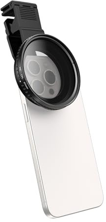 Tomvorks 67-mm-CPL-Filter, Zirkularer Polarisationslinsenfilter mit Clamp/Holder für Handy- und Hüllen-Fotografen und Reisebegeisterte