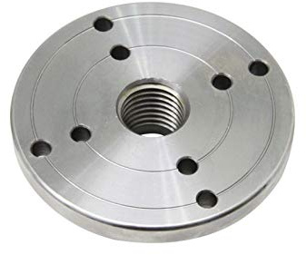 YUEKOPOU Drechselbank-Planscheibe – Manuelles Stahlfutter mit verschiedenen Gewindegrößen, robustes Drechselbankzubehör(1inch X 8TPI)