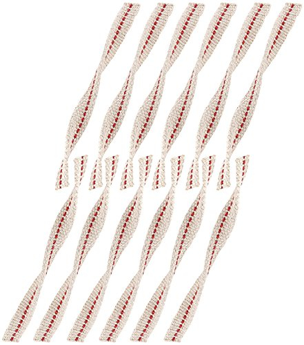 Lunartec Lampendocht: 12er-Pack Universal-Dochte f. Petroleum-Sturmlampen, 130 x 10,5 x 2 mm (Petroleumlampe Docht, Fackel, Sturmlaterne)