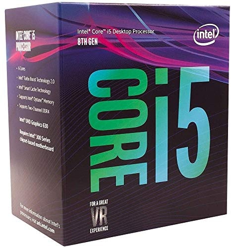 Intel Core i5-8600K Processeur Boxed 3,60 GHz