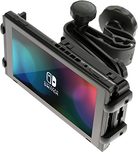 honju Game Supporto poggiatesta da Auto per Nintendo Switch (Made in Germany) Compatibile Anche per Apple iPad PRO 11, Apple iPad Air 2019 e Altri Tablet Fino a 11,5 Pollici
