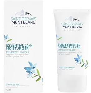 Saint-Gervais Mont Blanc Feuchtigkeitsspendende Gesichtspflege 24H, Für dehydrierte, empfindliche und normale bis trockene Haut, 40 ml