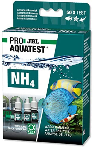 JBL Wassertest-Set, Für Süß-/Meerwasser-Aquarien und Teiche, ProAquaTest NH4 Ammonium
