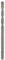 Bosch Professional 260925C091 2 x Punta per Calcestruzzo, Accessorio per Trapano a Percussione, Ø 4 mm