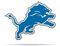 Rico Industries NFL Football Detroit Lions Primary Shape Cut Wimpel – Heim- und Wohnzimmer-Dekor – weicher Filz EZ zum Aufhängen