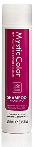 Mystic Color Haircare - Shampoo for Coloured and Bleached Hair, Colour-Treated Hair Shampoo, Protective Action with Argan Oil and Fruit Acids - 250ml Format