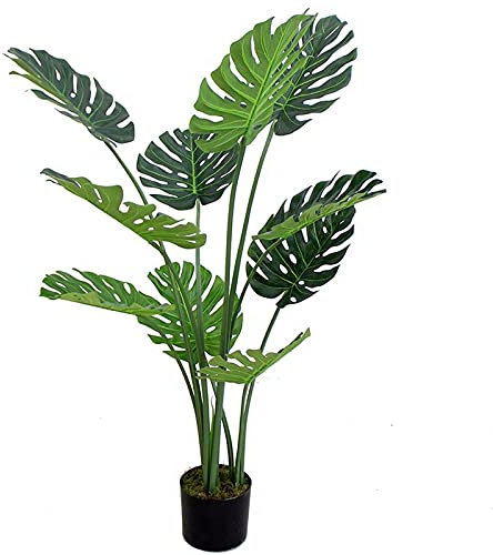 Leaf Plante de Fromage Monstera Artificielle réaliste 120 cm, AZ-Cheese