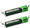 2 x AAA Mikro AKKU LÖTFAHNE U-Form U Wilhelm Universal Batterien wideraufladbar 1,2 V HR03