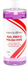 Cuccio Nail Prep & Polish Wipe 1 Litre, Purple