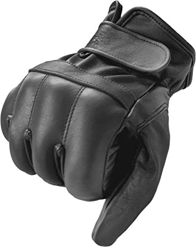 normani Security Quarzsandhandschuhe aus echtem Leder Farbe Dunkel-Schwarz Größe XXL