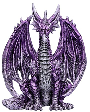 Nemesis Now Porfirio Drachenfigur, Lila, 17,7 cm