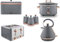 Tower Cavaletto Grey & Rose Gold 3KW 1.7L Pyramid Kettle, 4 Slice 1800W Toaster, 6.5L Slow Cooker, Bread Bin & Set of 3 Tea, Coffee, Sugar Canisters. Matching Kitchen Set of 7 Items