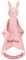 TYRY.HU Babydecke mit Namen Personalisierte Schmusetuch Kuscheldecke Schnuffeltuch Strick Geschenk zur Geburt(Rosa)
