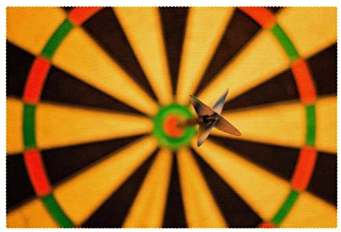 Tischsets 4er Set, Esstisch Tischset, waschbare Tischsets,Dart Muster