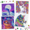 Diamond Painting Enfant Kit Complet Animaux 5d Diy Diamant Painting Peinture Diamant Accessoires Tableau Diamond Strass Point De Croix Broderie Craft Peinture Créatifs Décoration D'Intérieur 4pcs