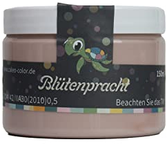 Caleo Color Peinture fleurie vieux rose 0,15 l – Vernis écologique pour meubles – Naturel, sans solvant, convient aux jouets