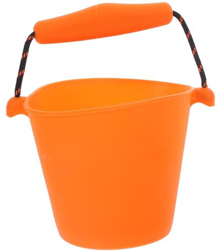 Amosfun Bad Strandburg-Eimer Kinder Outdoor Spielzeug Kinder draußen Spielzeug tragbarer Falteimer zusammenklappbarer Outdoor-Eimer faltbar Strandeimer Fass Spielzeugset Garteneimer