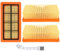 KFI 7420 - 3 filtri a pieghe piatti per Kärcher AD2, AD2 Battery, AD4 Premium, AD3 Premium, AD3, AD 3.200, AD 3.000, aspirapolvere a secco e cenere