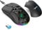 Gaming Mice Wireless Mouse Bluetooth 5.1 Mice, 2.4G RGB Mouse 4800DPI 650mAh Rechargeable Gaming Mice for PC Computer, Laptop, Mac OS (Black)