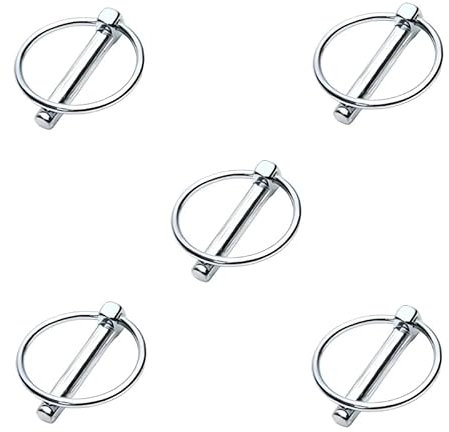 Perni di fissaggio per rimorchi, trattori meccanici, 8 mm x 45 mm, 5 pezzi