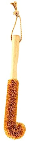 Gogogmee 3pcs Cup Cleaning Sponge Rbrush Pan Coffee Glasses Brush Water Bottle Cup Cleaner Brush Degrees Clean Brush Milk Cup Mug Brush Scrubber Cleaning Brushes Coconut Fiber Bamboo
