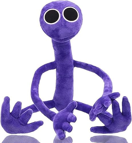 ZHYUAD Peluche Anime Kawaii: Animali Fatti a Mano, Cuscini Dolci per Bambini (Viola) - Halloween & Natale