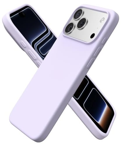 ORNARTO für iPhone 17 Pro Max Hülle aus Silikon 6,9 Zoll - Flieder | Premium Flüssigsilikon, dünne Handyhülle, weich und griffig, tolle Haptik, stoß- und kratzfest, große Farbauswahl