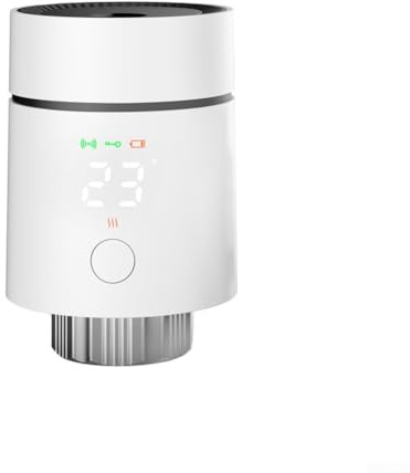 Smart Temperature Control Valve, Thermostat Radiator Head, LED Display, Voice Control Automatic Temperature Control For Home Office