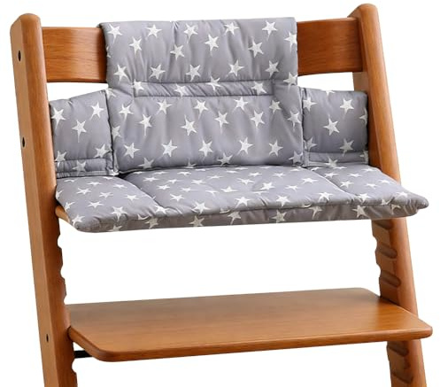 SGZIOO Hochstuhl Sitzkissen für Stokke Tripp Trapp, 2-Teilig Hochstuhl Kissen, Verdickung Weiches Hochstuhlauflage Hochstuhlkissen für Kinderhochstuhl, Ersatzbezug für Kinderhochstuhl, Babystühle