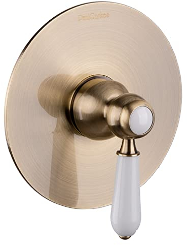 PaulGurkes Unterputz Einhandmischer Mischbatterie UP Nostalgie Bronze Messing