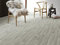 PVC Bodenbelag Vinylboden in grauem Holzton-Design, Zuschnitt (4m breit, 1,5m lang)