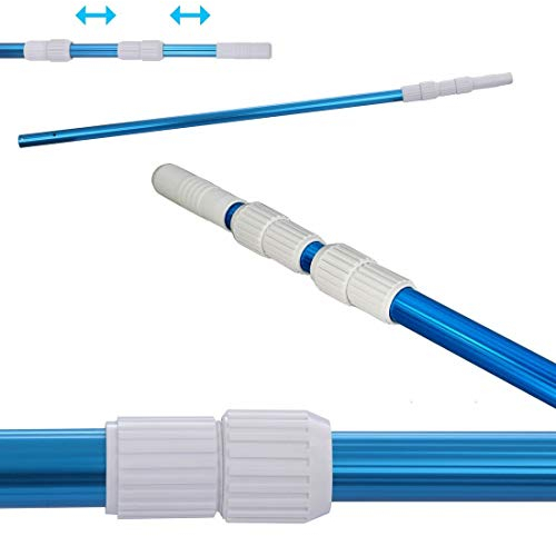 your GEAR Poolstange PPS-3x100 Aluminium Teleskopstange 3-teilig 120-300 cm Stange zur Poolreinigung
