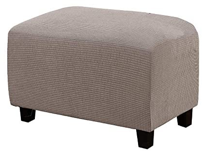 WINS Bezug für Ottoman, rechteckig, dehnbar, für Ottomane, Sofa, Sitzsack, rechteckig, Braun