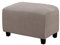 WINS Housse Ottoman Housse de Protection pour Repose-Pieds rectangulaire Housse de Pouf Carre Extensible Housse de Ottoman canape Pouf rectangulaire Marron