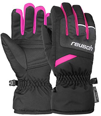 Reusch Kinder Bennet R-Tex Xt Handschuhe, Black/Black Melange/pink glo, 4.5