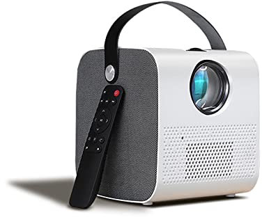 CYLZRCl Proyector Portátil, Teatro Pantalla Gigante 200 Pulgadas, Proyector Android WiFi, 800 Brillo Fuente Luz, Proyector LED Full HD 1080P, Proyector Video 3D Cine En Casa (Color : Base)