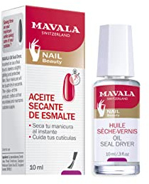 MAVALA Nagellack-Trockenöl, 10 ml, sofortiges Trocknen der Nägel, mit Baumwollöl und Vitamin E, Anti-Oxidationsmittel, für trockene Nagelhaut, erweicht und regeneriert die Haut