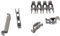 2 x Lower Basket Clip Set Compatible with Bosch Siemens Dishwashers 00611472