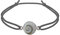 LES POULETTES BIJOUX - Armband Elastisch Link Runde Heiliger Lucia Augen Silber 925 - Grau