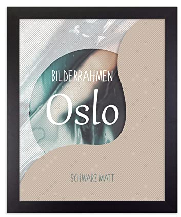 BIRAPA Fotorahmen Oslo 80x160 cm Bilderrahmen in Schwarz Posterrahmen