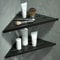 Celbon Duschablage Ohne Bohren Ecke Duschregal Rostfrei Selbstklebend Eckregal Duschkörbe Dreieck Duschkorb Badezimmer Regal Duschorganisator Für Bad Küche Toilette（Schwarz，2 Stück）