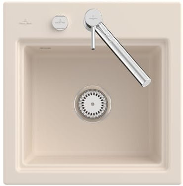 Villeroy & Boch Subway Style 50 S Ivory - 335A 02 FU Keramikspüle Excenterbetätigung