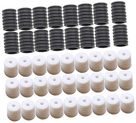 Gatuida Masque Facial 200 Pièces Fermeture à Ressort Boutons à Ressort Diy Verrous De Cordon En Plastique Bouchon De Verrouillage Du Cordon Élastique Serrure à Ressort Fil Antidérapant
