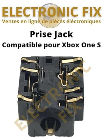 ELECTRONICFIX Connecteur Prise Jack 3.5 mm Original de remplacement pour manette Xbox One S