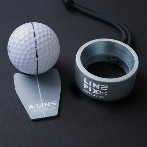 GrooveFix Golfball-Linienmarker und Putt-Ausrichtungsmarker (Bullenform)