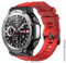 TiMOVO banda deportiva compatible con T-Rex 3 Smartwatch, suave de silicona ajustable Watch Band, Skin-Friendly correa para T-Rex 3 con 1 herramienta de instalación, Rojo
